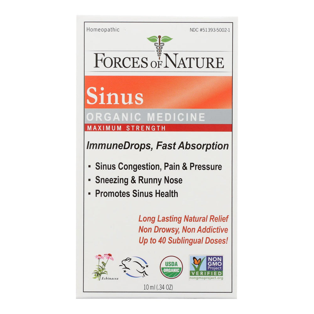 Forces Of Nature - Sinus Drp Max Immune - 1 Each - 10 Ml