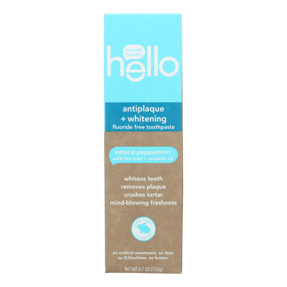 Hello Products Llc - Thpst Antiplq+wht Flrd Fr - Case Of 6-4.7 Oz