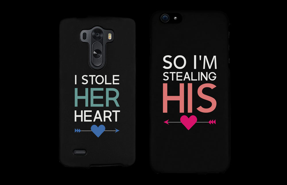 I Store Her Heart, So I'm Stealing His Cute Couple Matching Phone Cases