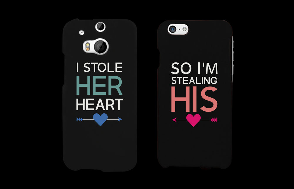 I Store Her Heart, So I'm Stealing His Cute Couple Matching Phone Cases