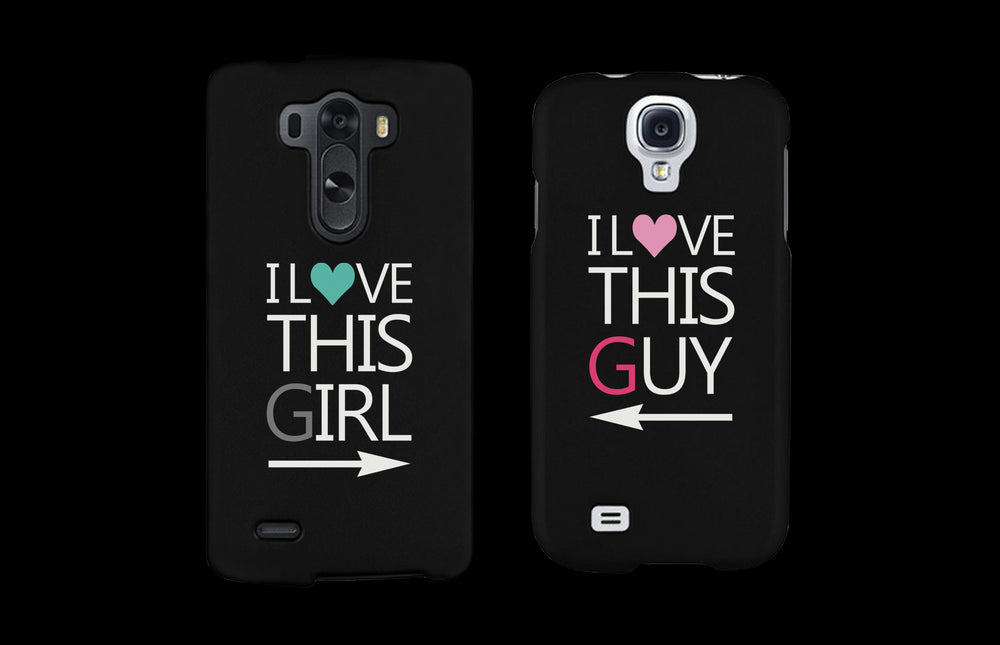 I Love This Girl and Guy Cute Matching Couples Cell Phone Cases