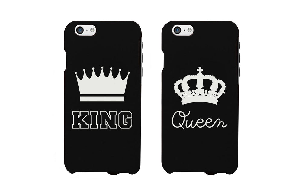 King and Queen Matching Couple Phone Cases (Set)