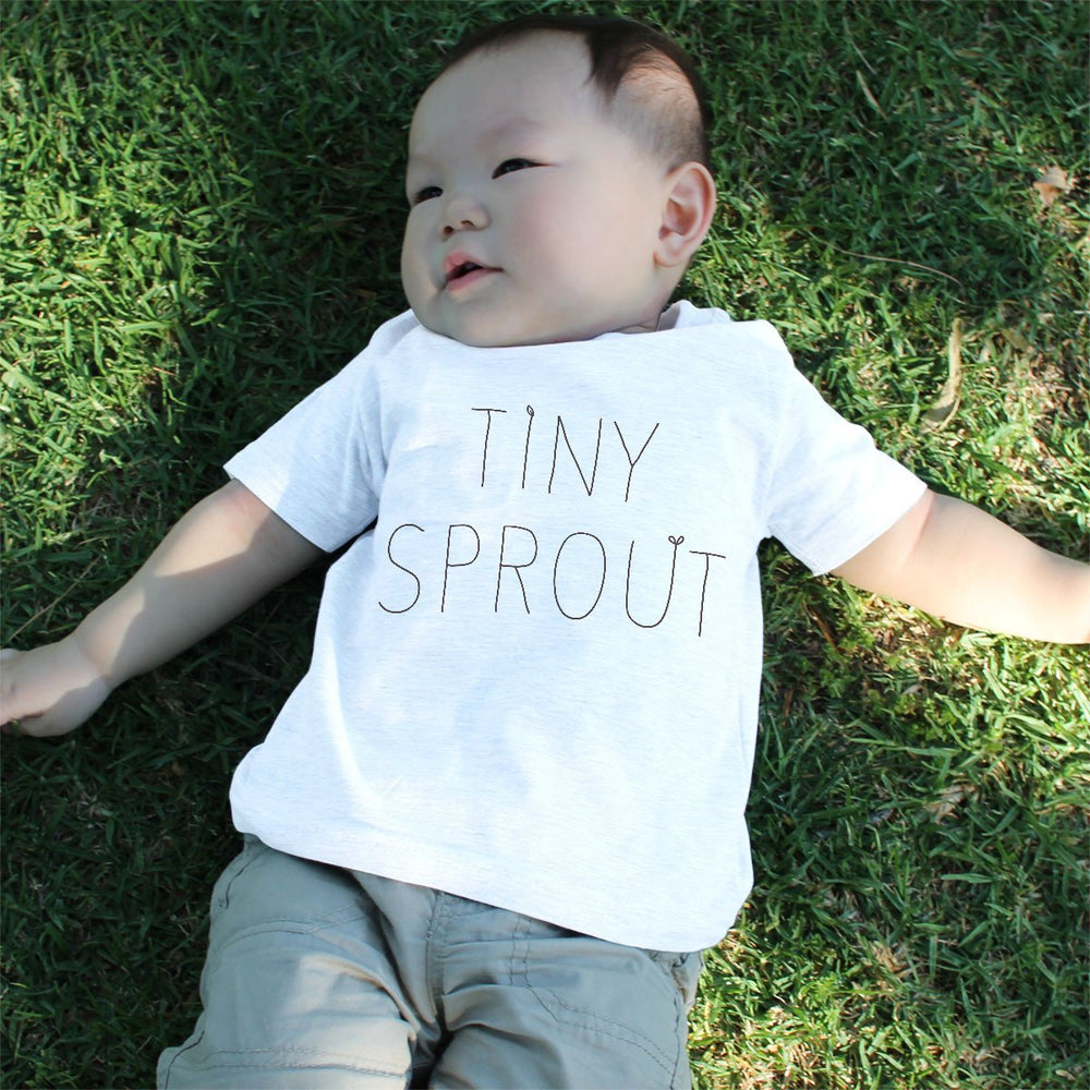 Graphic Snap-on Style Baby Tee, Infant Tee - Tiny Sprout