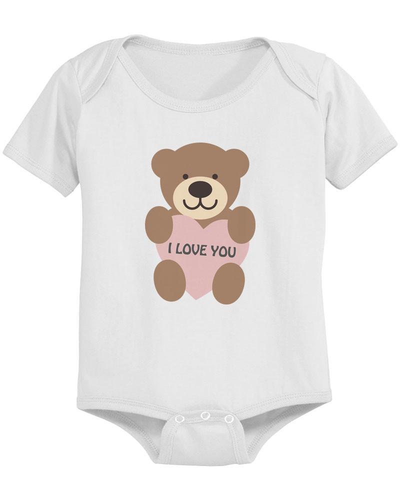 I Love You Baby Bear Cute Infant Bodysuit Great Gift Idea for Holiday