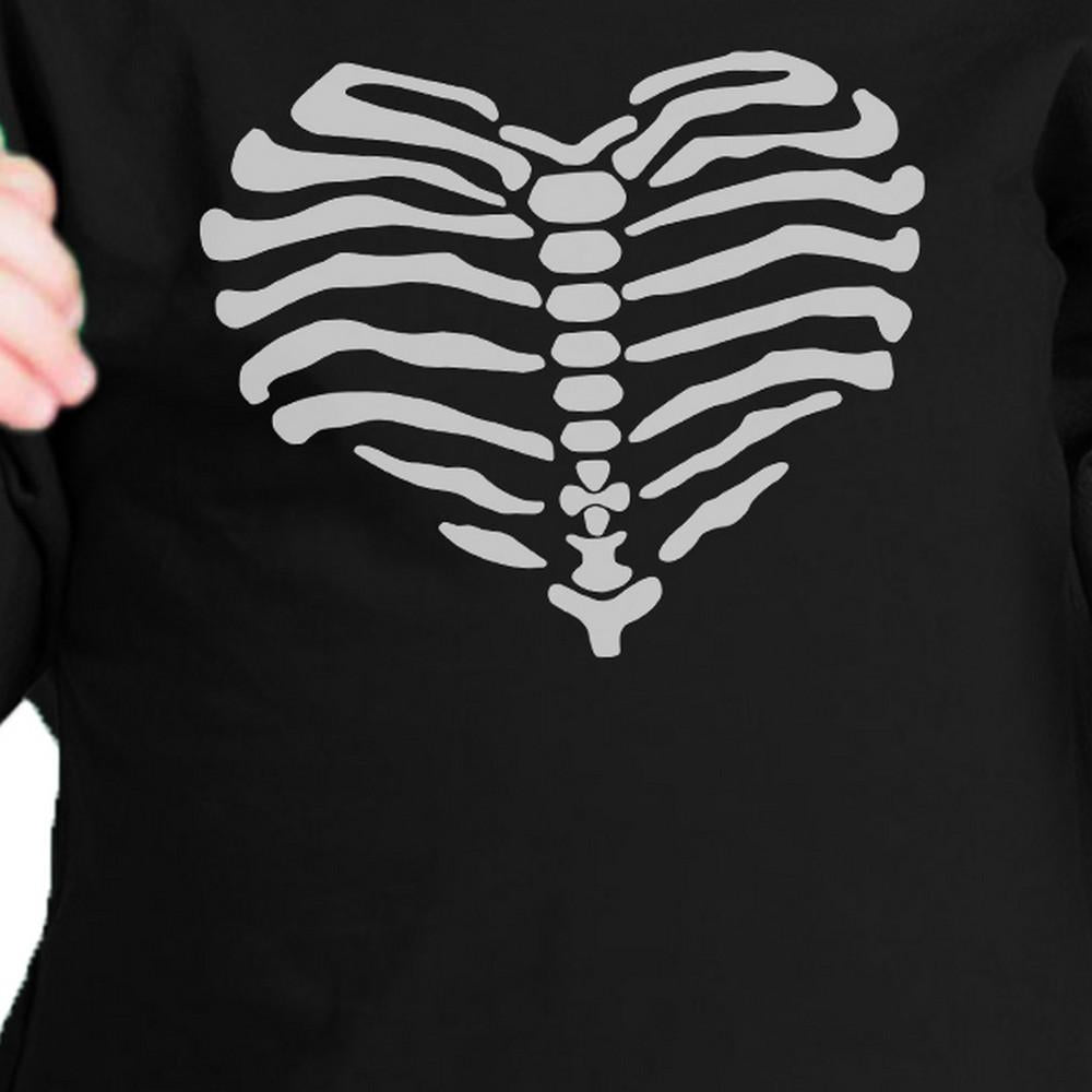 Skeleton Heart Baby Black Shirt