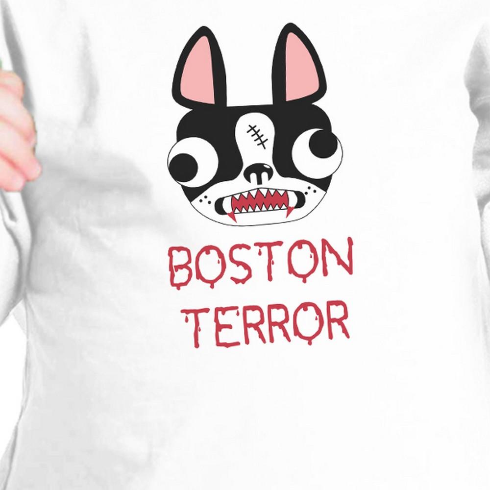 Boston Terror Terrier Baby White Shirt