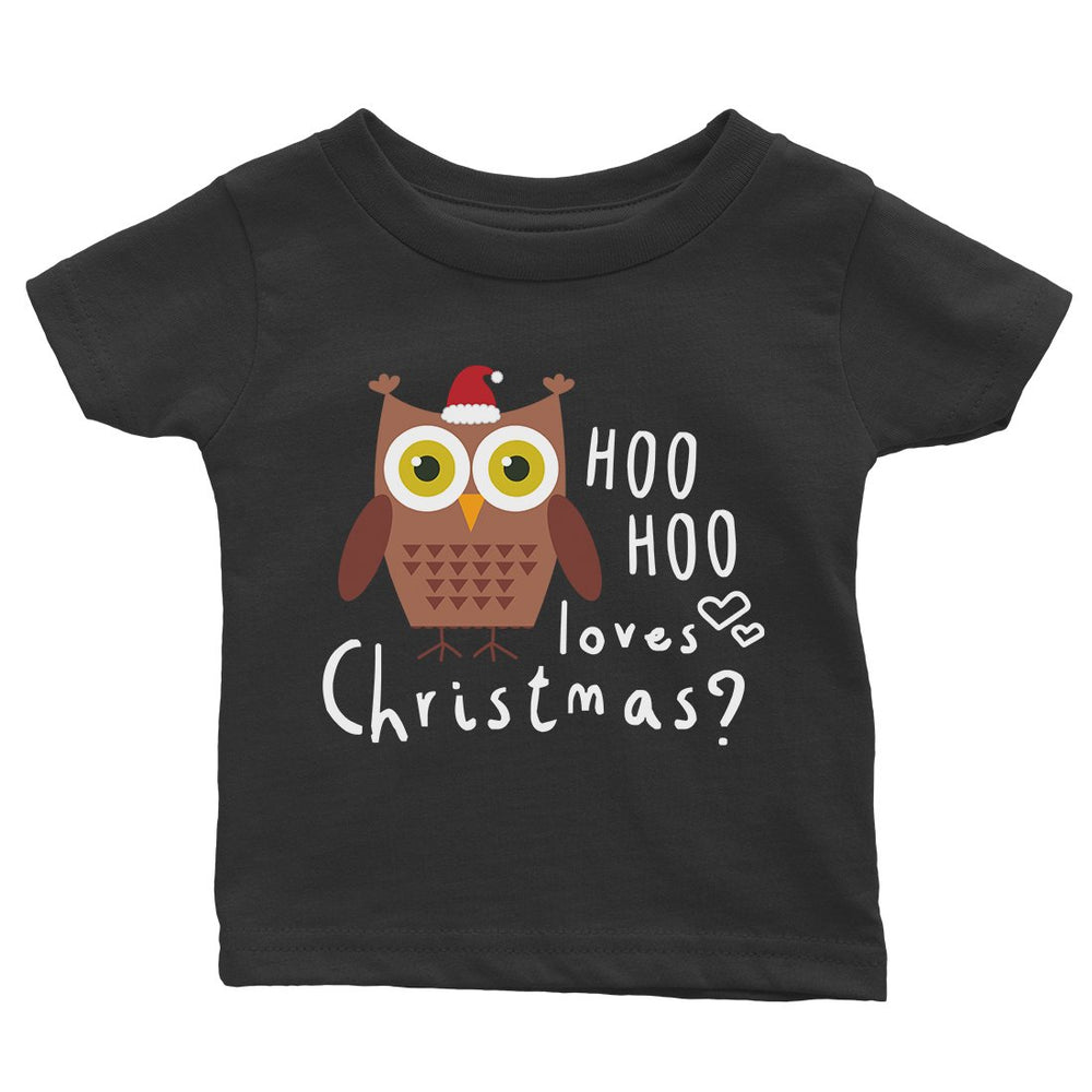 Hoo Christmas Owl Baby Gift Tee