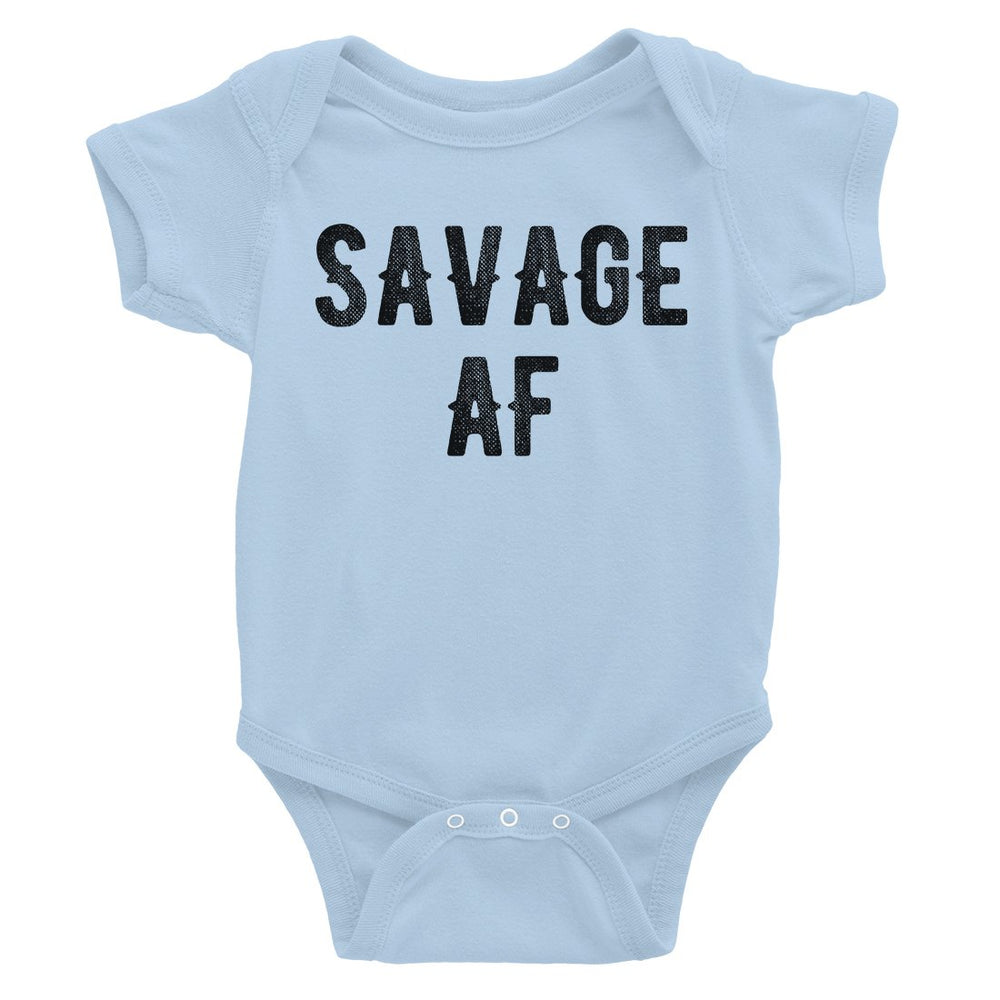 365 Printing Savage AF Baby Bodysuit Gift For Baby Shower Cute Infant Jumpsuit