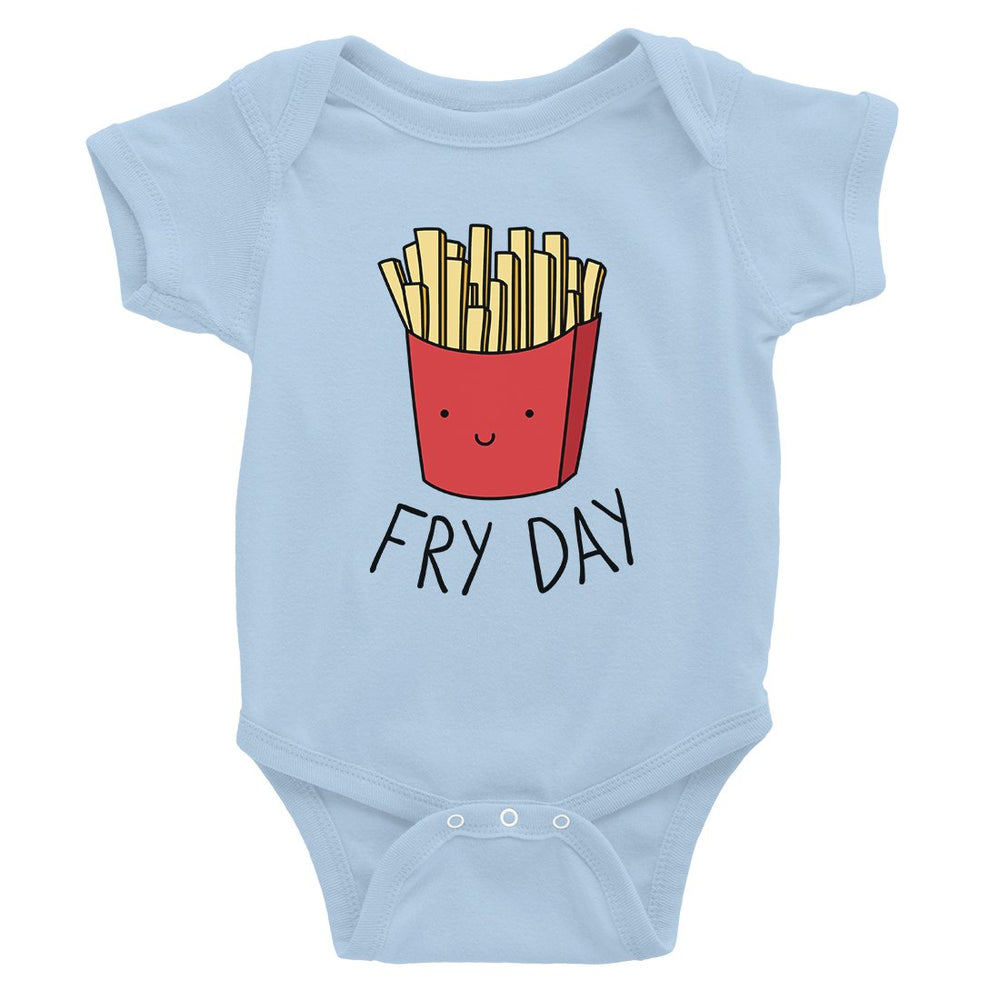 365 Printing Fry Day Funny Baby Bodysuit Gift Baby Shower Cute Infant Jumpsuit