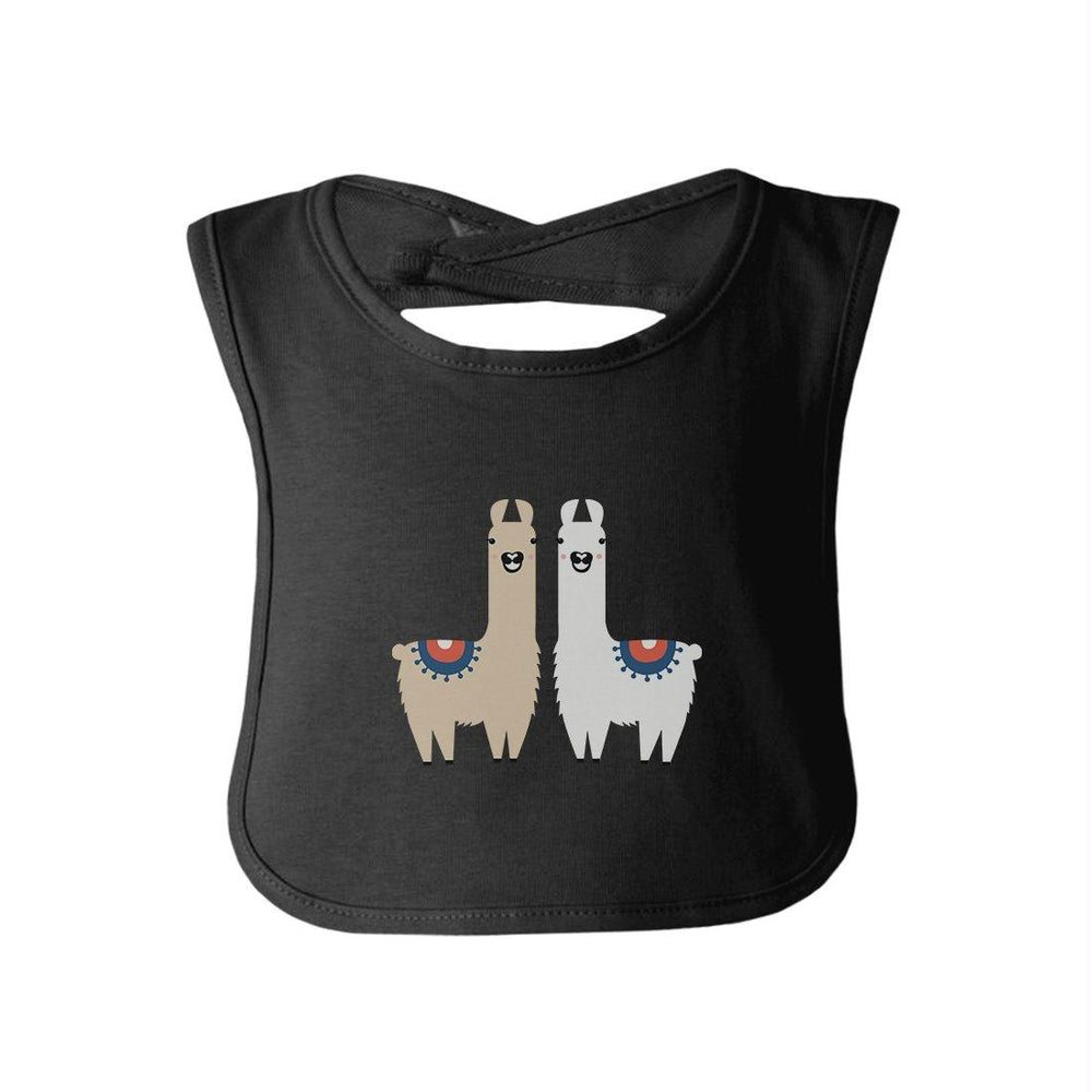 Llama Pattern Infant Gift Baby Teething Bib