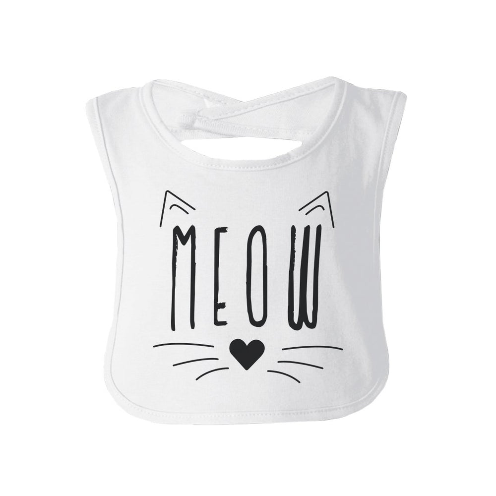 Meow Infant Gift Baby Teething Bib