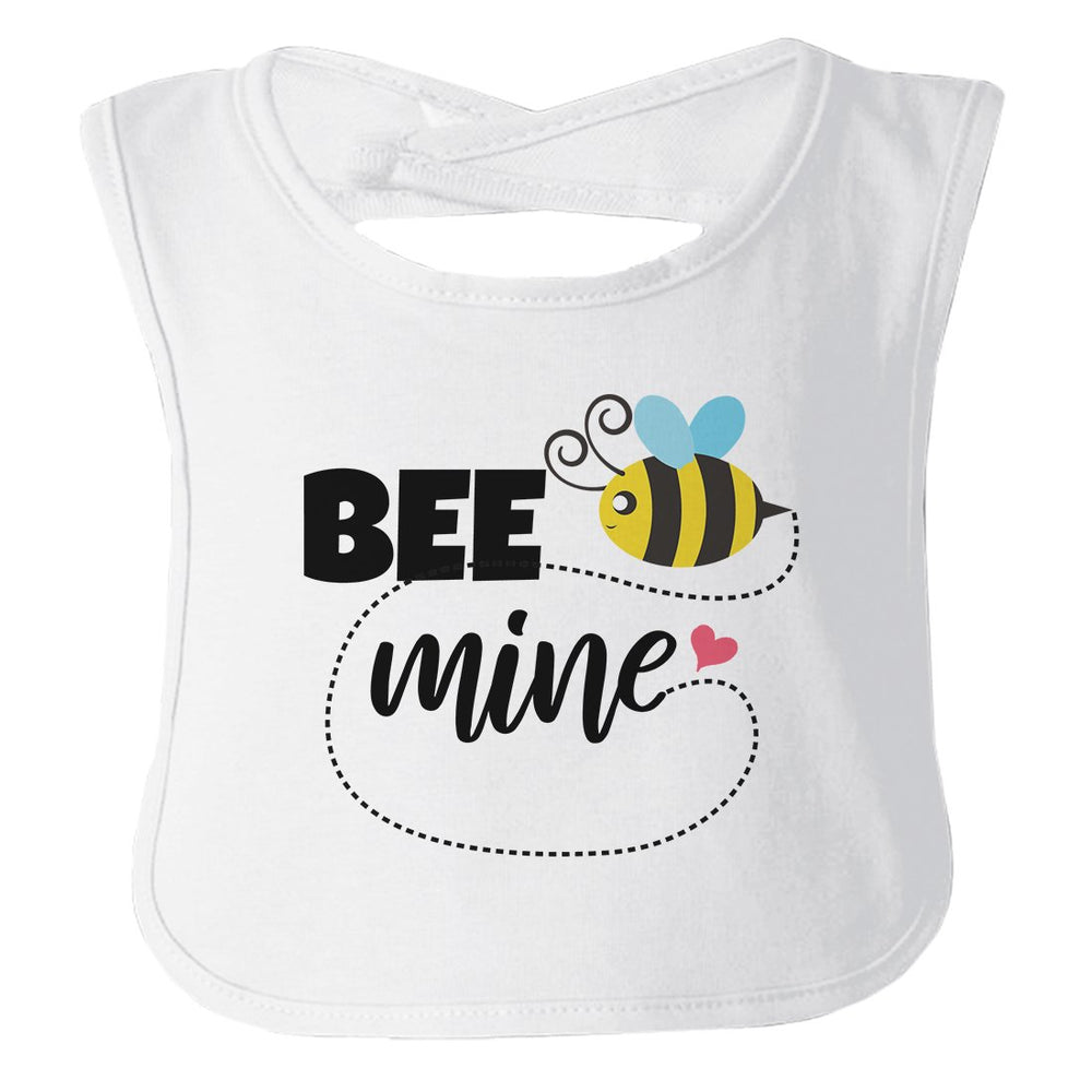 Bee Mine Baby Teething Bib Cute Baby Shower Gift Newborn Baby Bib