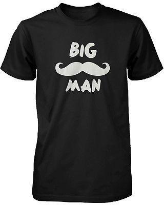 Dad and Baby Matching T-Shirt and Bodysuit Set - Big Man and Little Man