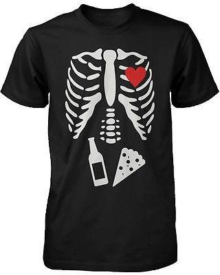 Funny Family Matching Shirts Daddy Mommy Baby X-Ray Halloween Shirt and Bodysuit