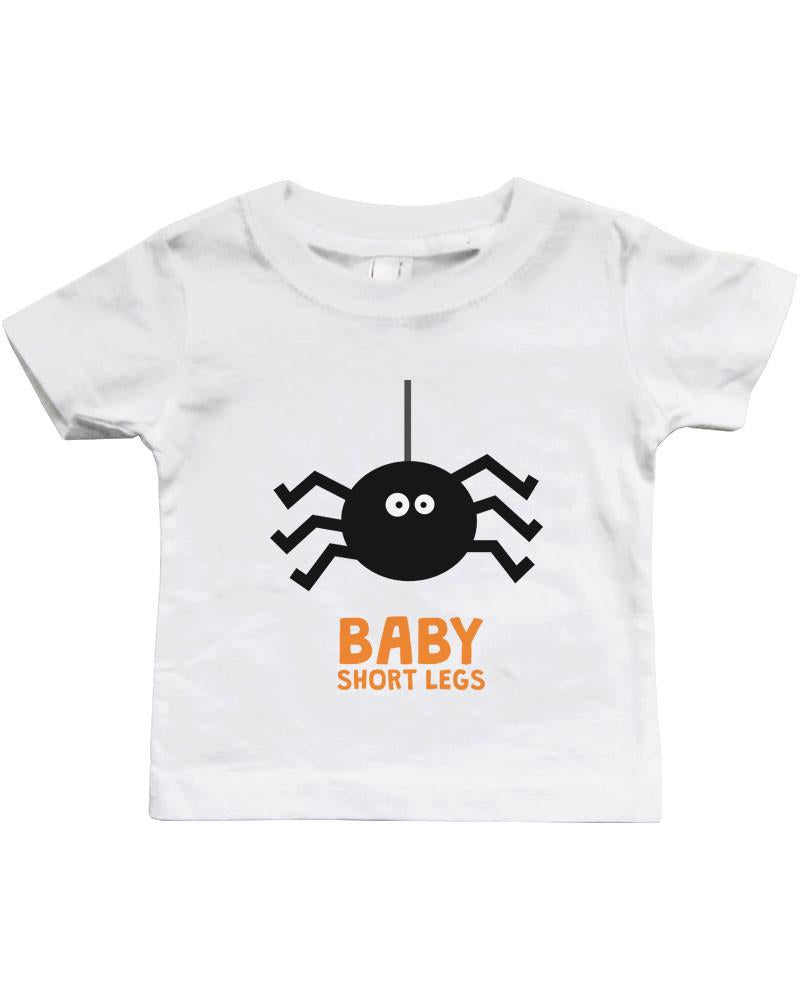 Daddy and Baby Matching T-Shirt Set - Daddy Long Legs Baby Short Legs Spider