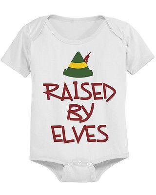 Daddy Mommy and Baby Matching Christmas Elf Family T-Shirt and Bodysuit Set