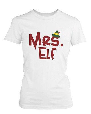 Daddy Mommy and Baby Matching Christmas Elf Family T-Shirt and Bodysuit Set