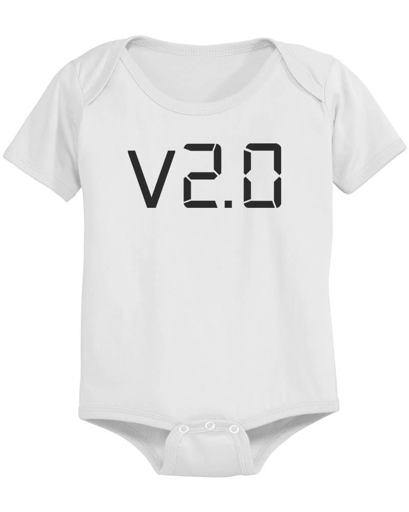 Daddy and Baby Matching White T-Shirt / Bodysuit Combo - v.1.0 and v.2.0