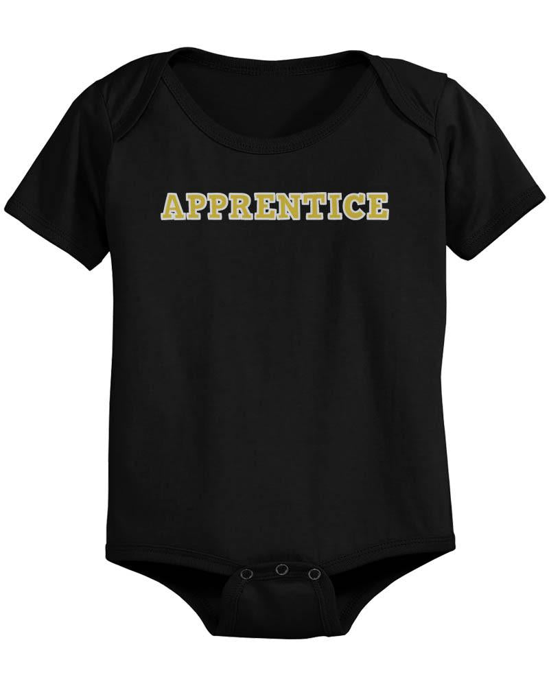 Daddy and Baby Matching Black T-Shirt / Bodysuit Combo - Master and Apprentice