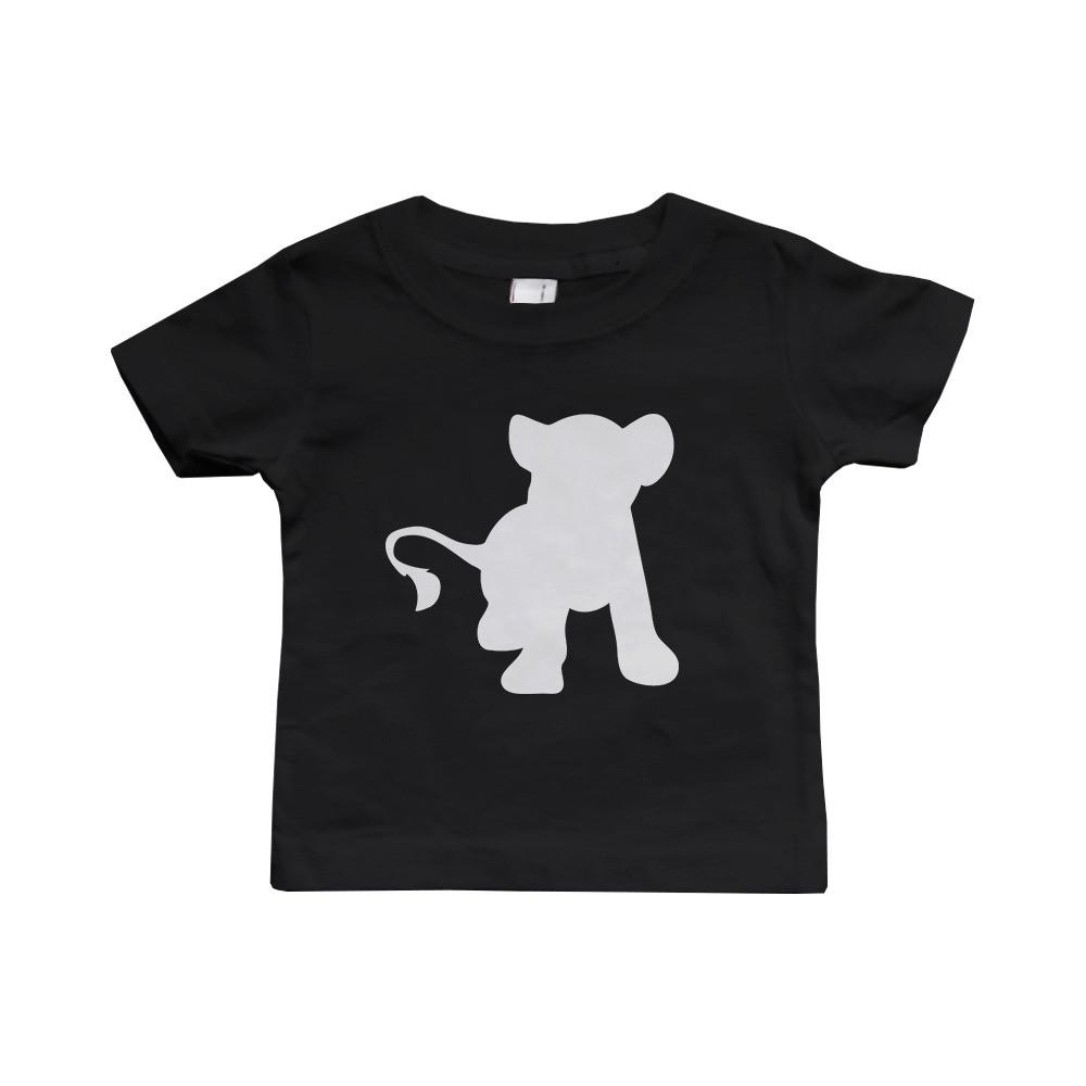 Funny Lion and Cub Matching Dad Shirt and Baby Shirt