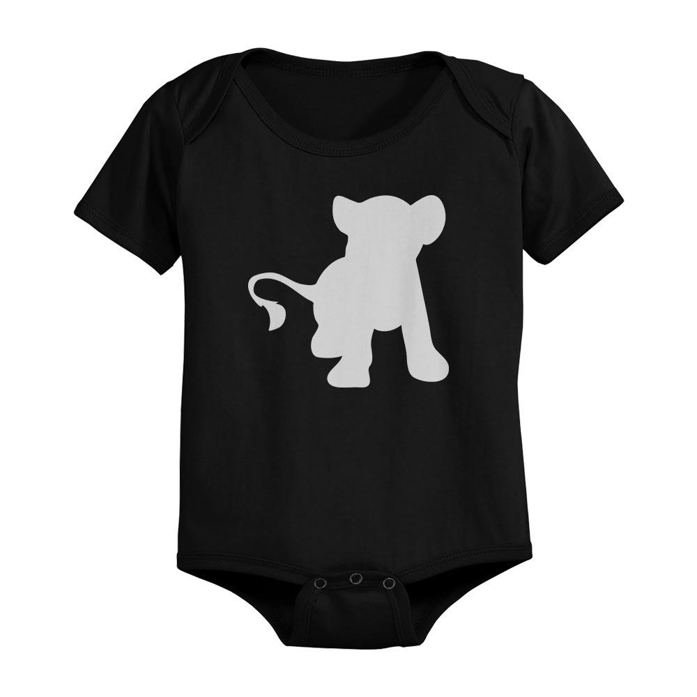 Funny Lion and Cub Matching Dad Shirt and Baby Onesie