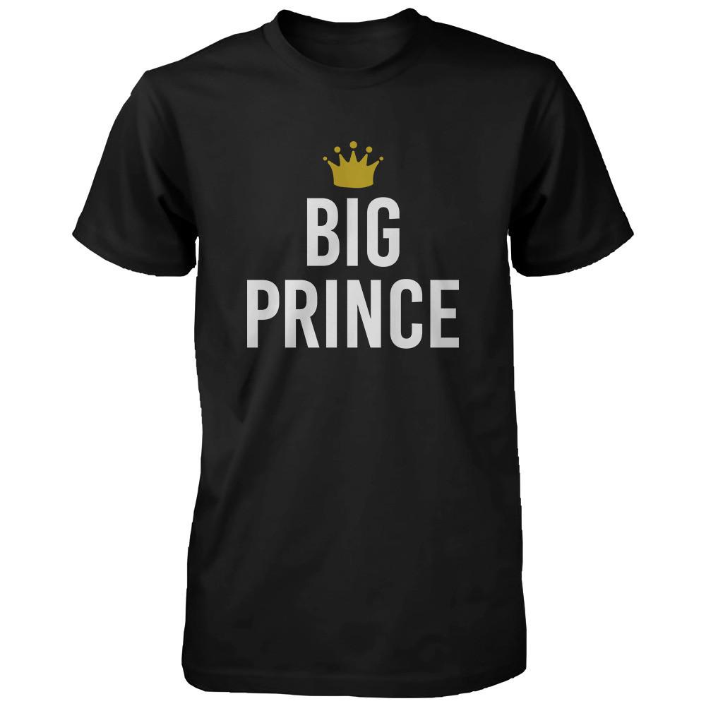 Funny Big Prince Teeny Weeny Prince Matching Dad Shirt and Baby Onesie