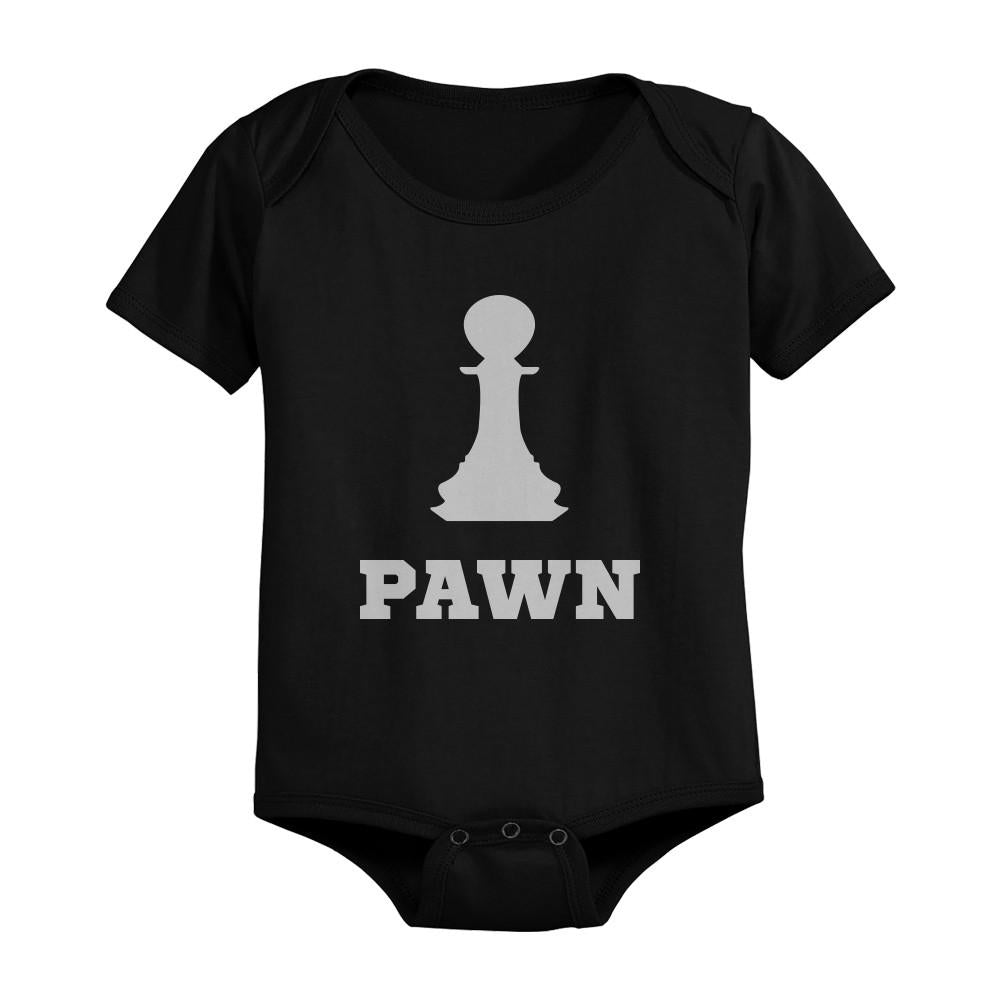 Chess Pieces Family Matching Shirts King Queen Parents and Pawn Infant Bodysuit