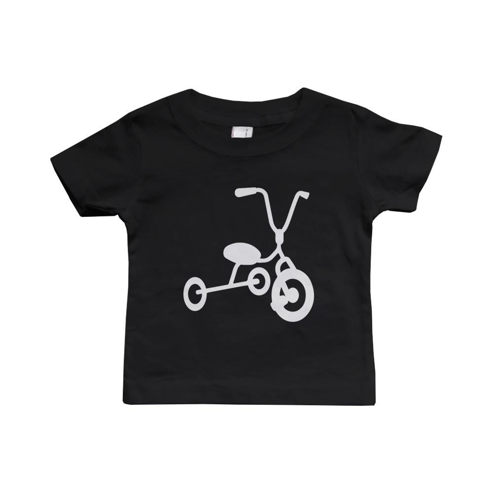 Bicycle And Tricycle Dad and Baby Matching T-shirts