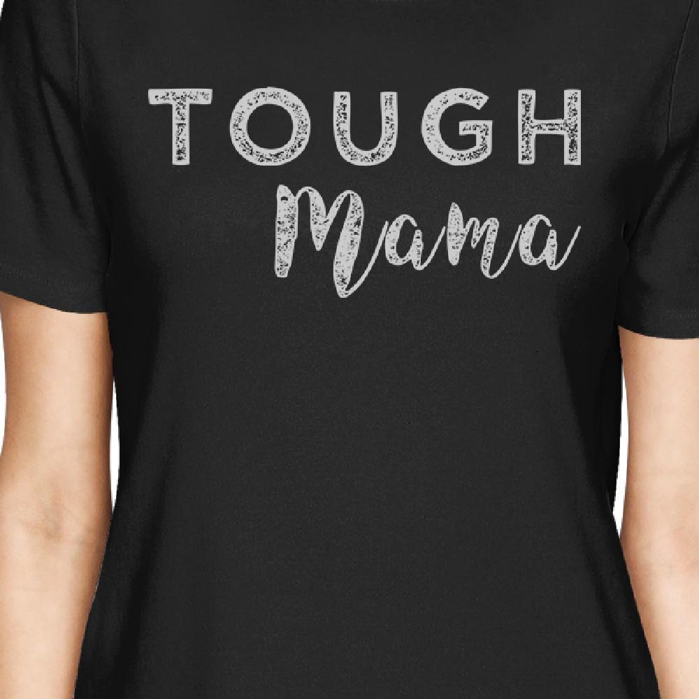 Tough Mama & Cookie Black Mom T-Shirt Baby Bodysuit Matching Top