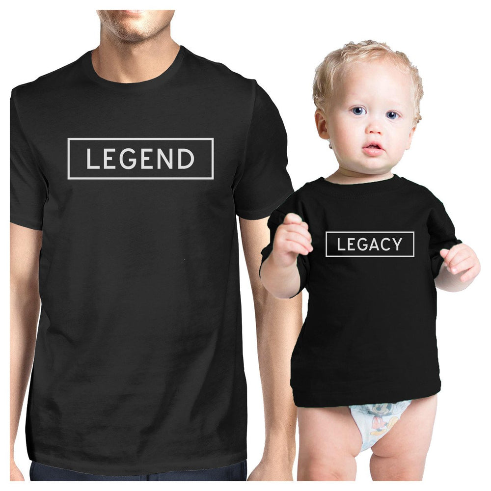 Legend Legacy Dad Baby Couple T Shirts Funny Gift For Baby Shower