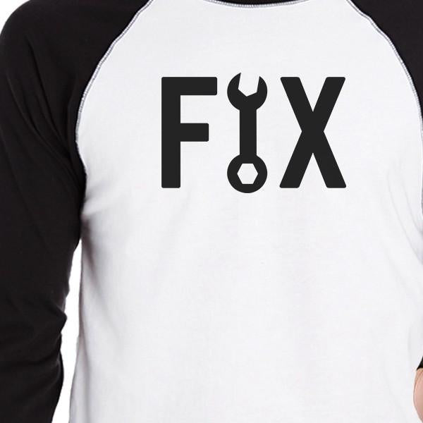 Fix And Break Funny Design Graphic T-Shirt Dad Son Matching Tops