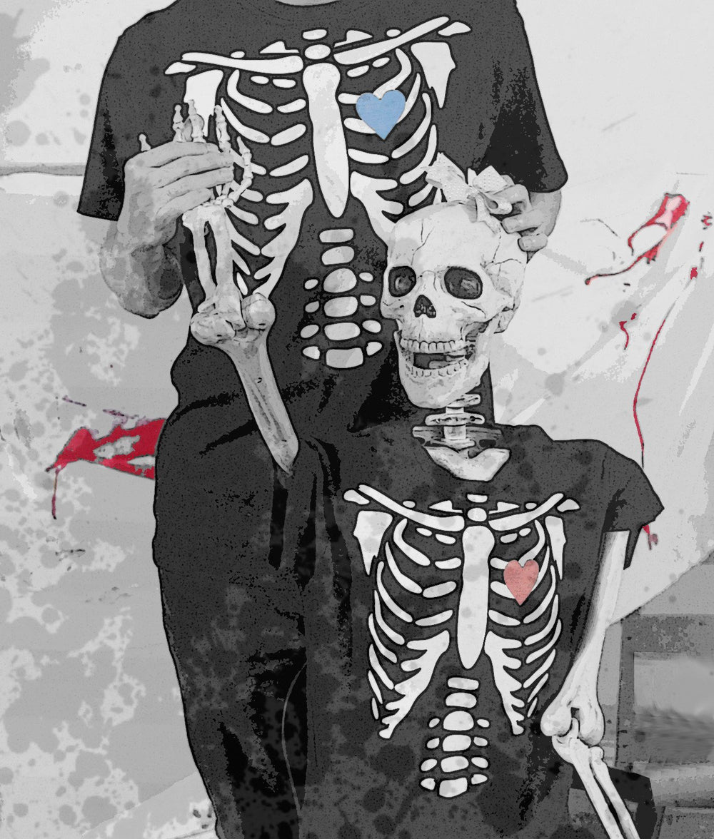 Skeleton Matching Couple Shirts (Set)