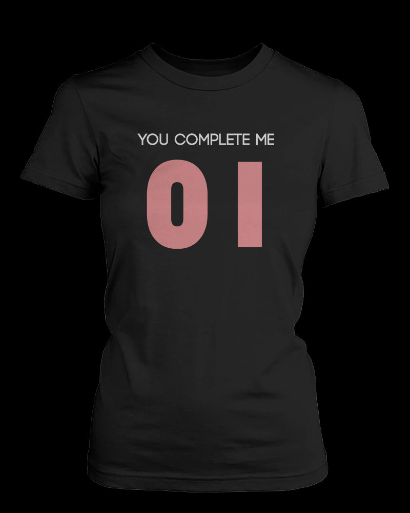 You Complete Me Matching Couple Shirts (Set)