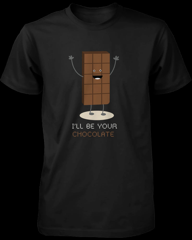 I'll Be Your Chocolate & I'll Be Your Marshmallow Matching Couple Shirts (his & hers Set)