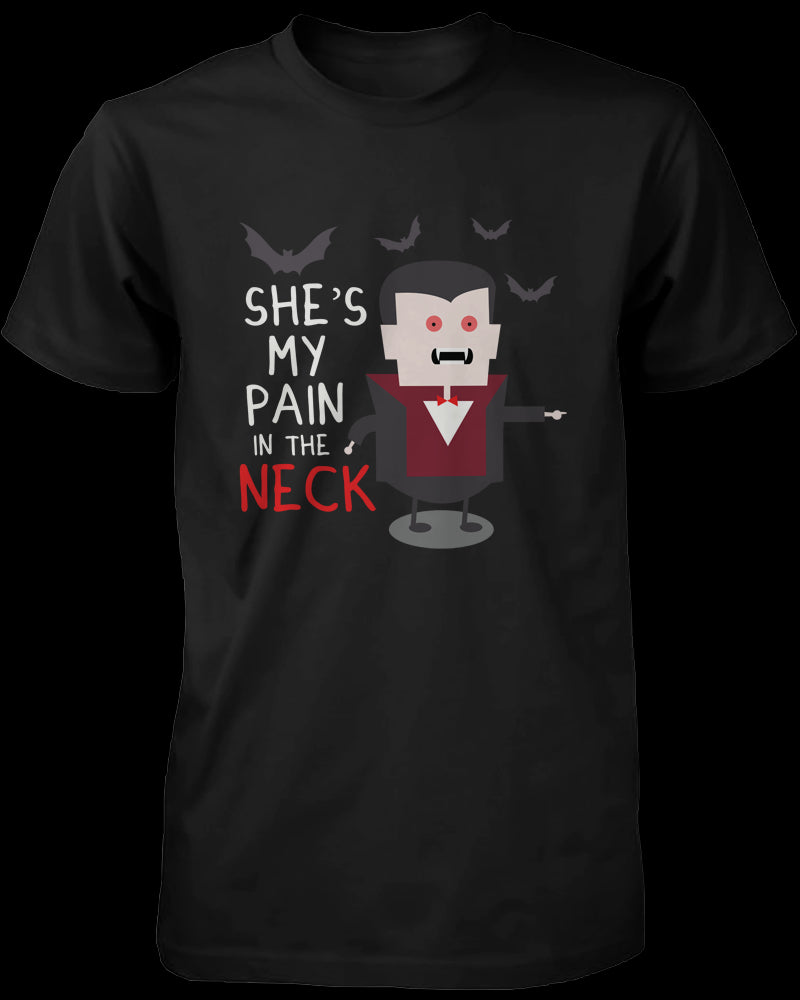 Pain In the Neck Matching Vampire Couple Shirts (Set)