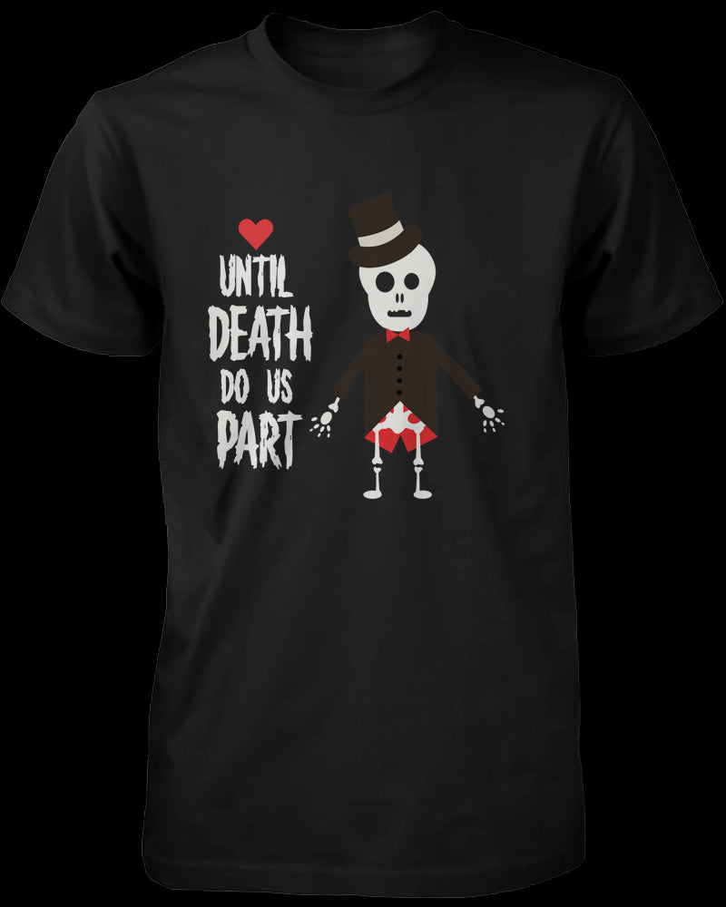 Cute Skeleton Wedding Matching Couple Shirts (Set)