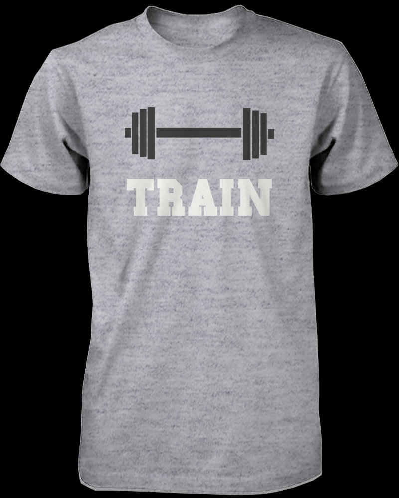 Train Mates Matching Couple Shirts in Grey (Set)