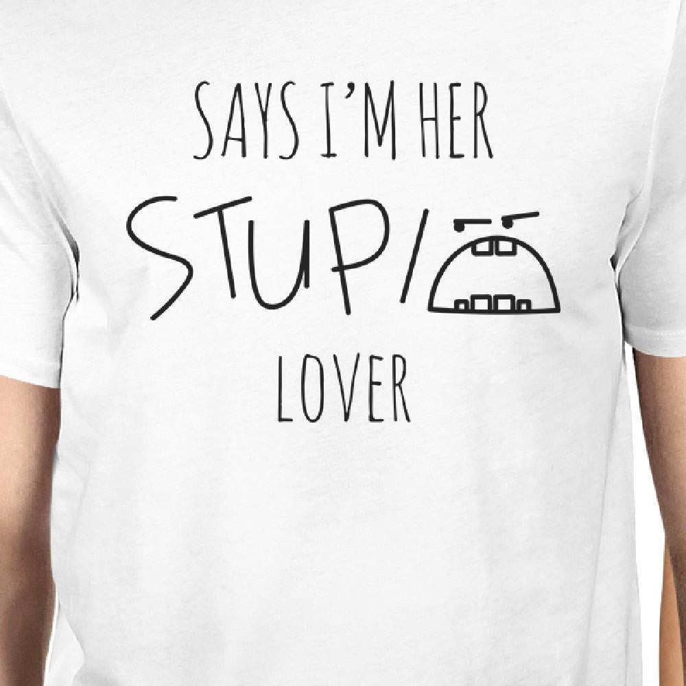 Her Stupid Lover And My Stupid Lover Matching Couple White Shirts