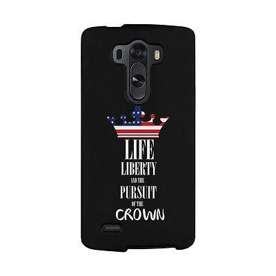 Pursuit Of Crown US Flag Phone Case Funny Independence Day Outfit