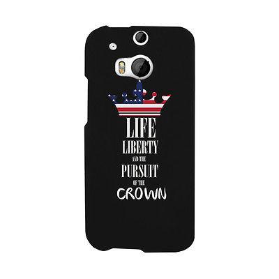 Pursuit Of Crown US Flag Phone Case Funny Independence Day Outfit