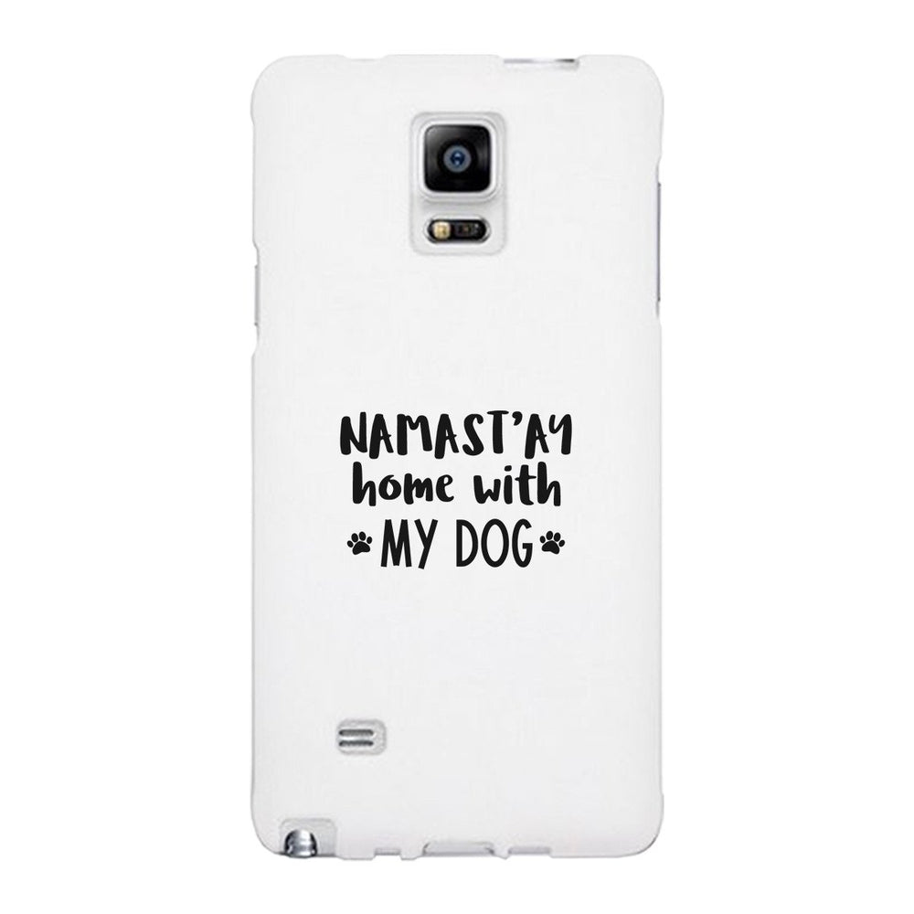 Namastay Home White Cute iPhone 5 Case Mothers Day Gift For Dog Mom