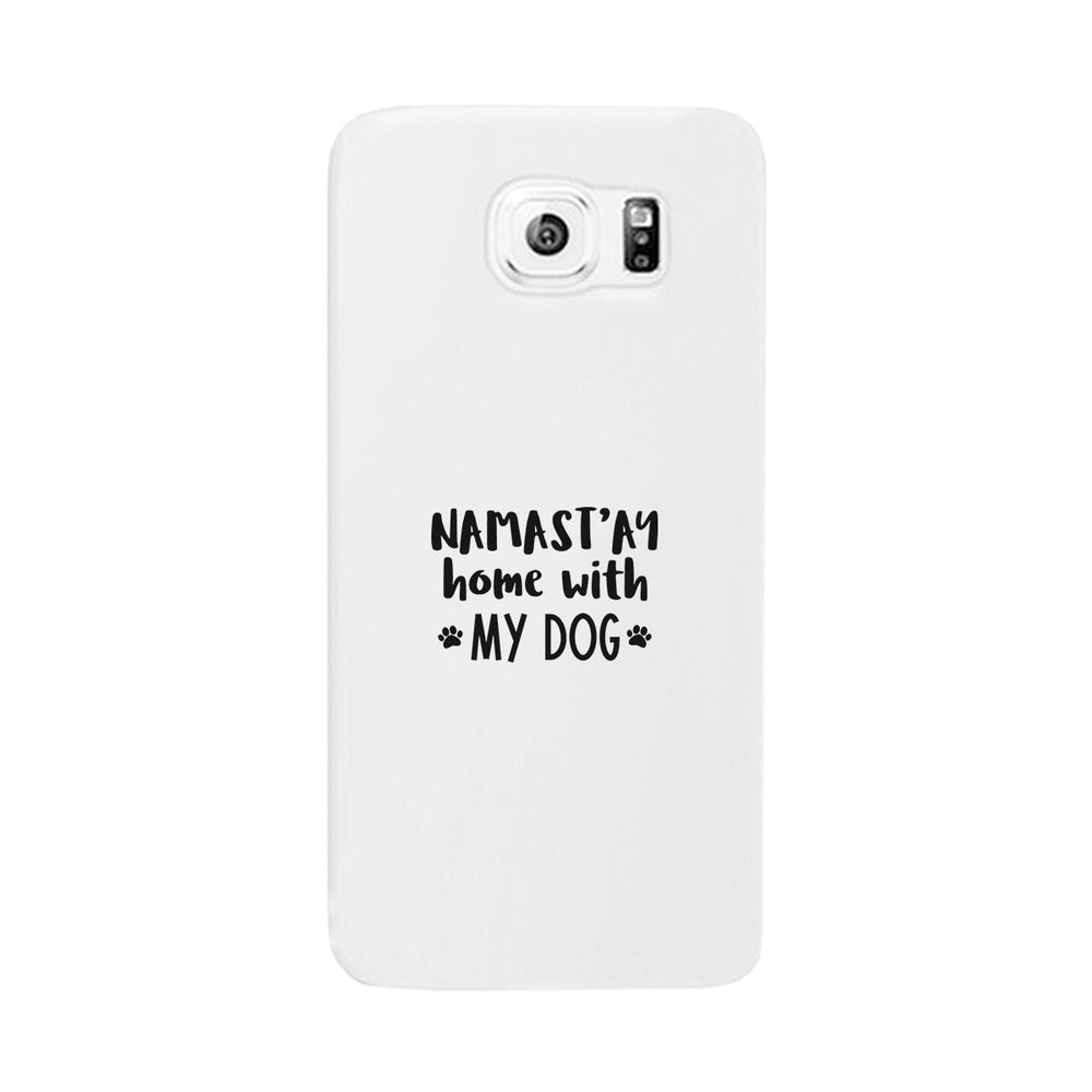 Namastay Home White Cute iPhone 5 Case Mothers Day Gift For Dog Mom