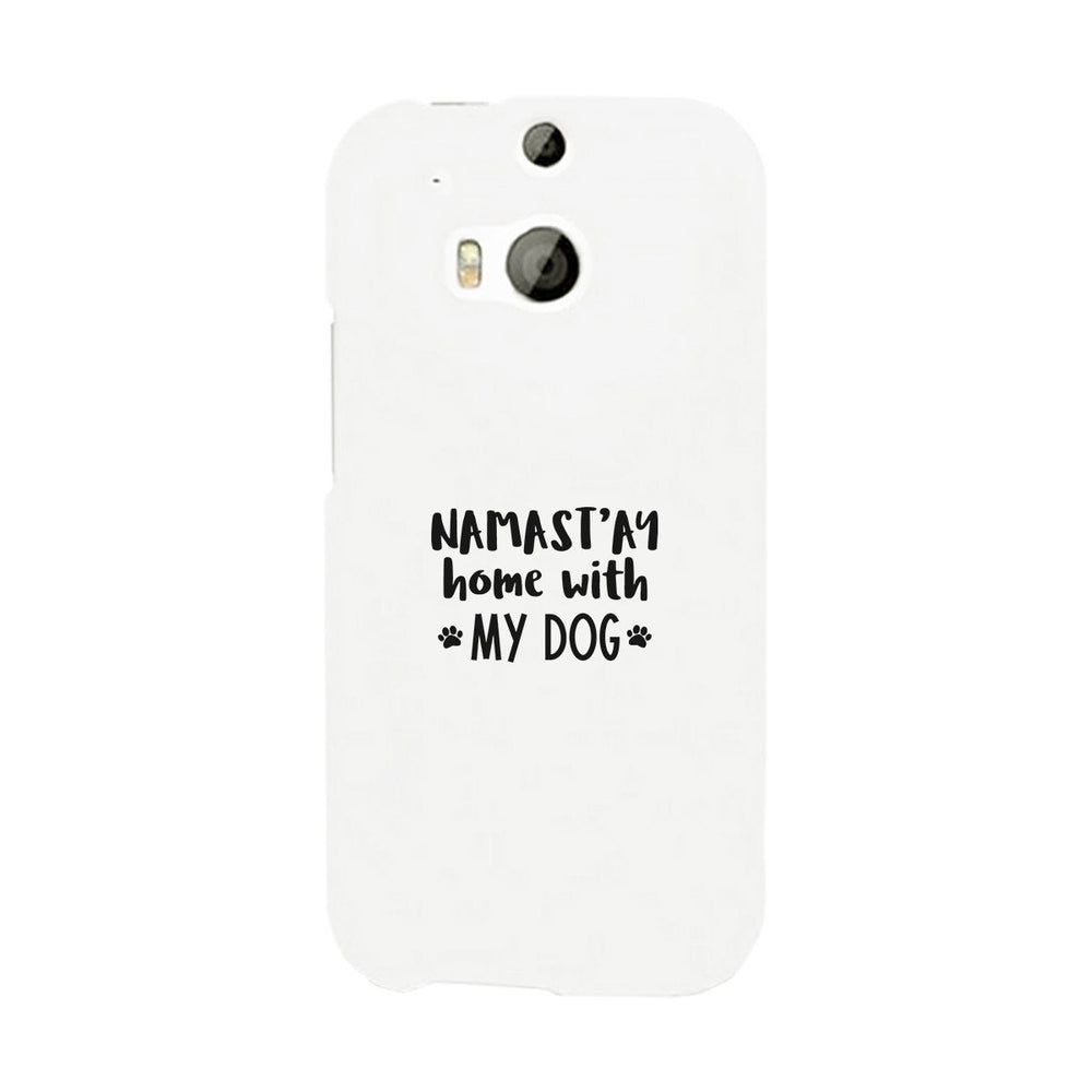 Namastay Home White Cute iPhone 5 Case Mothers Day Gift For Dog Mom