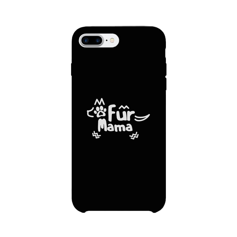 Fur Mama White Cute Cell Phone Case For Dog Lover Gifts