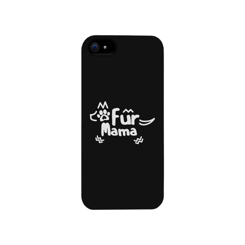Fur Mama White Cute Cell Phone Case For Dog Lover Gifts