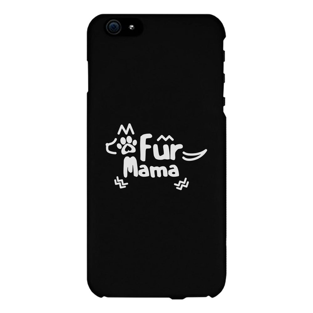 Fur Mama White Cute Cell Phone Case For Dog Lover Gifts