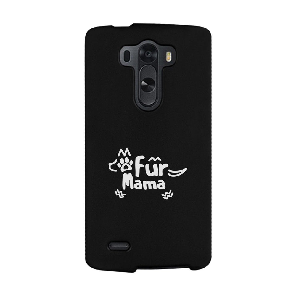 Fur Mama White Cute Cell Phone Case For Dog Lover Gifts