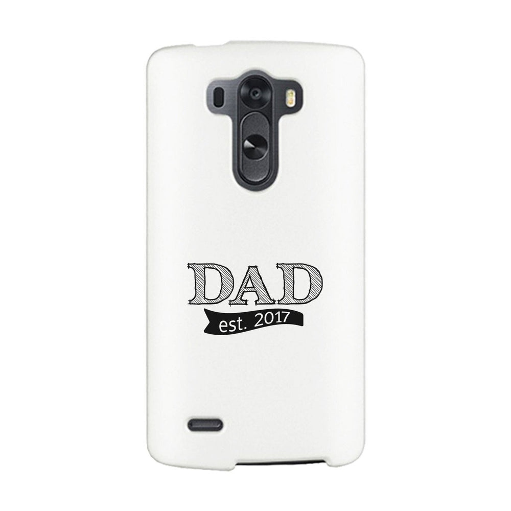 Dad Est 2017 White iPhone 5 Case