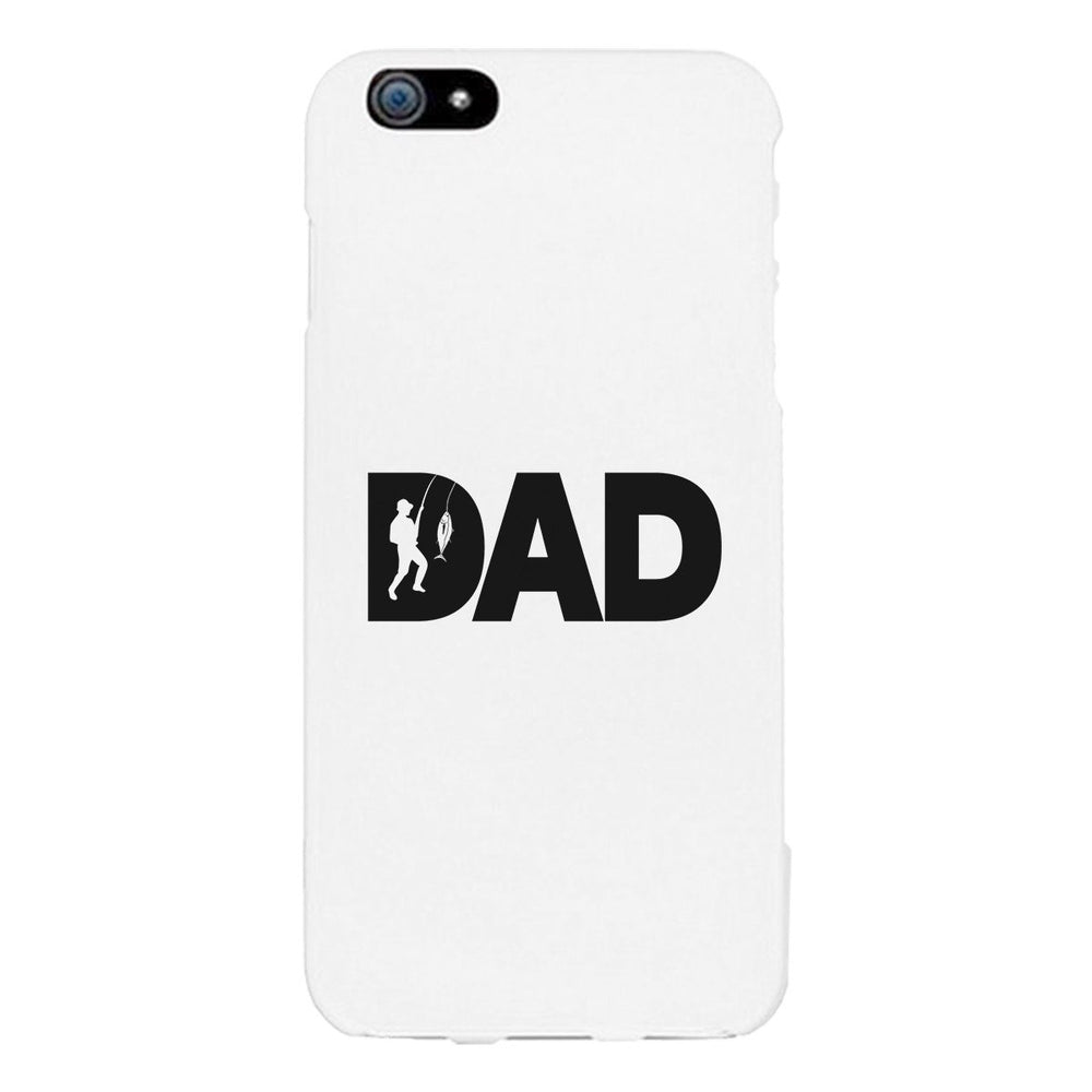 Dad Fish White iPhone 5 Case