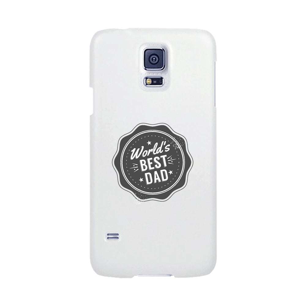 World's Best Dad White Phone Case